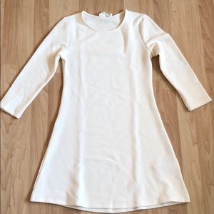 Cream/Ivory Colored Skater Skirt Dress NWT